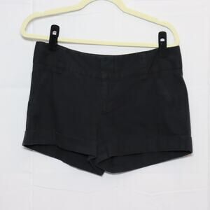 Alice + Olivia Black Tailored Shorts Size 8 Clean Girl Quiet Luxury